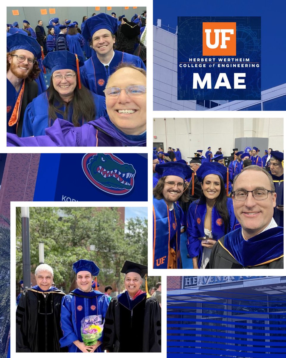 💙 On behalf of the Department of Mechanical &amp; Aerospace Engineering, we are incredibly proud of our graduates—and deeply grateful to our faculty, who have guided and supported them every step of the way. 🧡 
🐊 #UFMAE #GatorEngineers