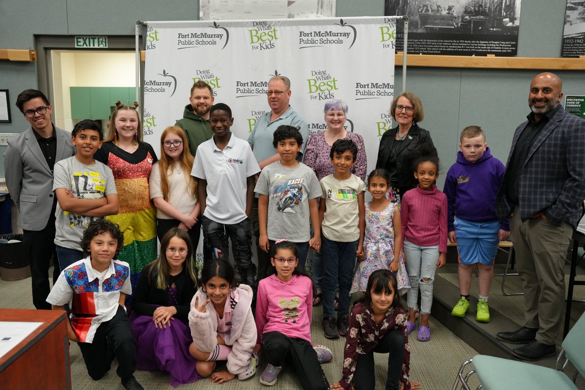 Fort McMurray Public School Division (@fmpsd) on Twitter photo Thank you to <a href="/WGHillElem/">WG Hill Elementary</a> students who presented to the Board of Trustees last night, showcasing the school's dedication to inclusive opportunities for all students.
<a href="/annaleeskinner/">Annalee Nutter</a>
#FMPSD #YMM #RMWB Thank you to <a href="/WGHillElem/">WG Hill Elementary</a> students who presented to the Board of Trustees last night, showcasing the school's dedication to inclusive opportunities for all students.
<a href="/annaleeskinner/">Annalee Nutter</a>
#FMPSD #YMM #RMWB