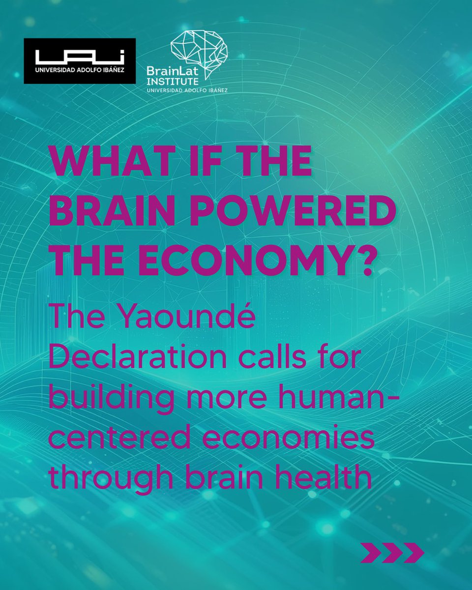 BrainlatUAI's tweet photo. 📢 Africa is leading brain diplomacy
The Yaoundé Declaration puts brain health at the heart of global economic strategies. With contributions from BrainLat’s Scientific Director @AgustinMIbanez, this work sets a new global agenda
📖 https://t.co/laoPsuGK1G
#BrainCapital #BrainLat https://t.co/7Y2HaQfcas