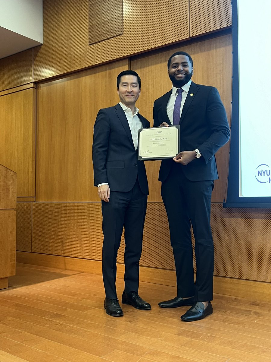 NYU Langone Surgery (@nyulh_surgery) on Twitter photo Last night our inaugural Medtech Pipeline Program hosted their Pitch Night and graduation. 3 teams presented surgical solutions to clinical problems, with our pediatric surgery team winning a 25k grant from <a href="/NYUTOV/">NYU Technology Opportunities & Ventures</a> to continue their progress developing their device #NYULHSurgery Last night our inaugural Medtech Pipeline Program hosted their Pitch Night and graduation. 3 teams presented surgical solutions to clinical problems, with our pediatric surgery team winning a 25k grant from <a href="/NYUTOV/">NYU Technology Opportunities & Ventures</a> to continue their progress developing their device #NYULHSurgery