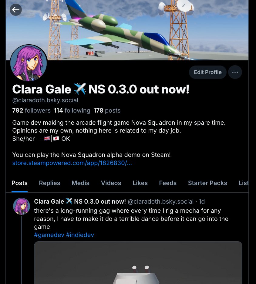 ClaraDotH's tweet image. come follow me on That Other Social Platform Where I Actually Post Regularly™ to see, among other things, what may be my most viral post of all time
so naturally, it's a 30-second meme