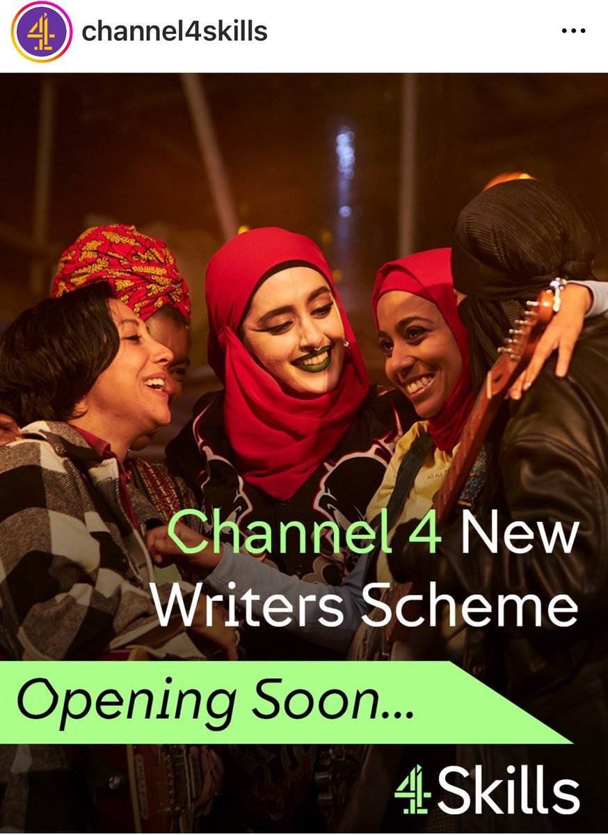 ⏰ Applications for the Channel 4 New
Writers Scheme will be opening soon...

Start polishing your scripts and keep your eyes peeled
for more info 👀