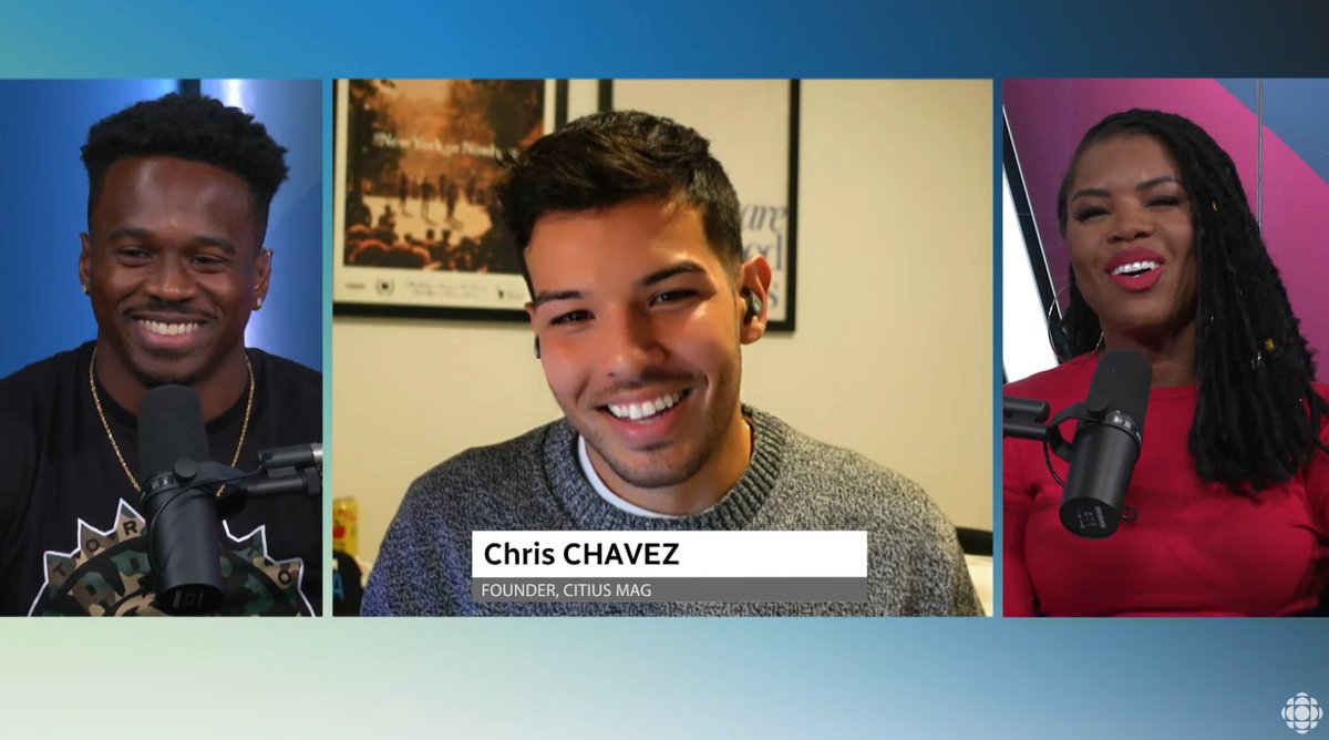 Chris Chavez (@chrischavez) on Twitter photo Excited to join <a href="/cbcsports/">CBC Sports</a> throughout the next few months as an analyst for their new track show TRACKSIDE hosted by <a href="/perditafelicien/">Perdita Felicien</a> and <a href="/KingsleySC/">Aaron Kingsley Brown</a>.
Here's the latest episode, where they brought me on to talk about next month's Breaking4 attempt by Faith Kipyegon + I'm stoked Excited to join <a href="/cbcsports/">CBC Sports</a> throughout the next few months as an analyst for their new track show TRACKSIDE hosted by <a href="/perditafelicien/">Perdita Felicien</a> and <a href="/KingsleySC/">Aaron Kingsley Brown</a>.
Here's the latest episode, where they brought me on to talk about next month's Breaking4 attempt by Faith Kipyegon + I'm stoked