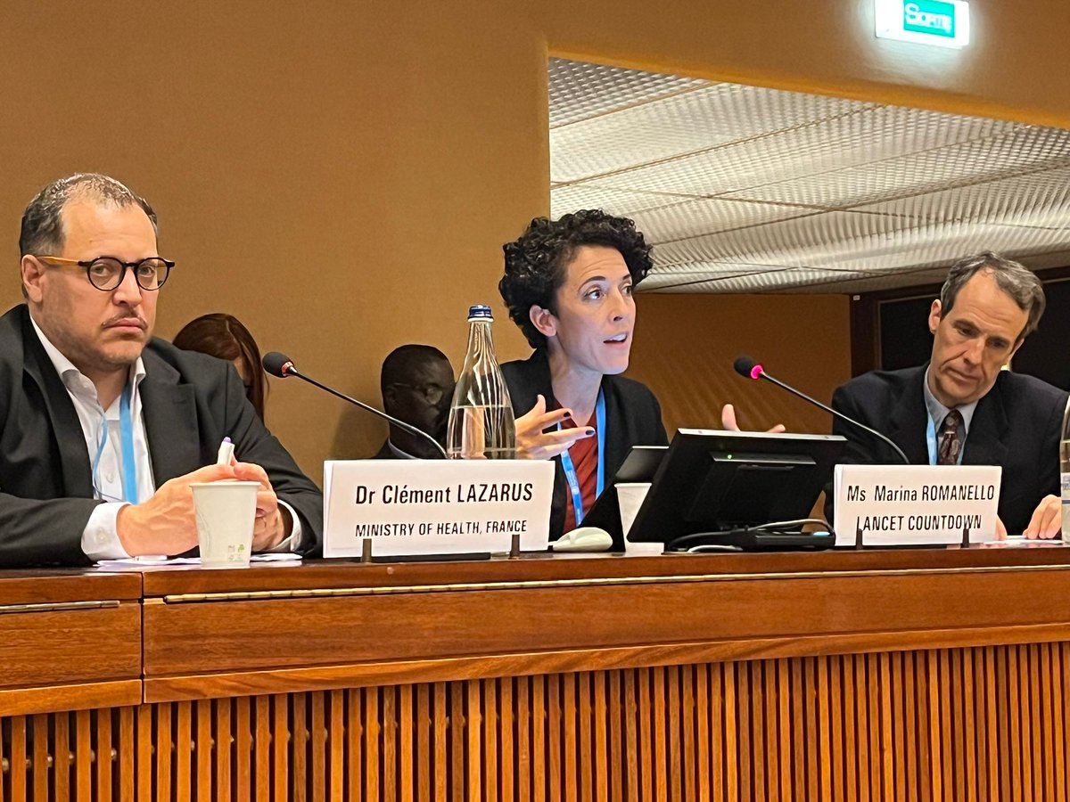 Dr. Romanello of the Lancet Countdown highlighted a 167% rise in heat-related deaths since the '90s &amp; a 20% expansion in malaria risk areas. As climate change spreads disease, she stressed the need for data-driven adaptation to protect frontline communities &amp; health systems.