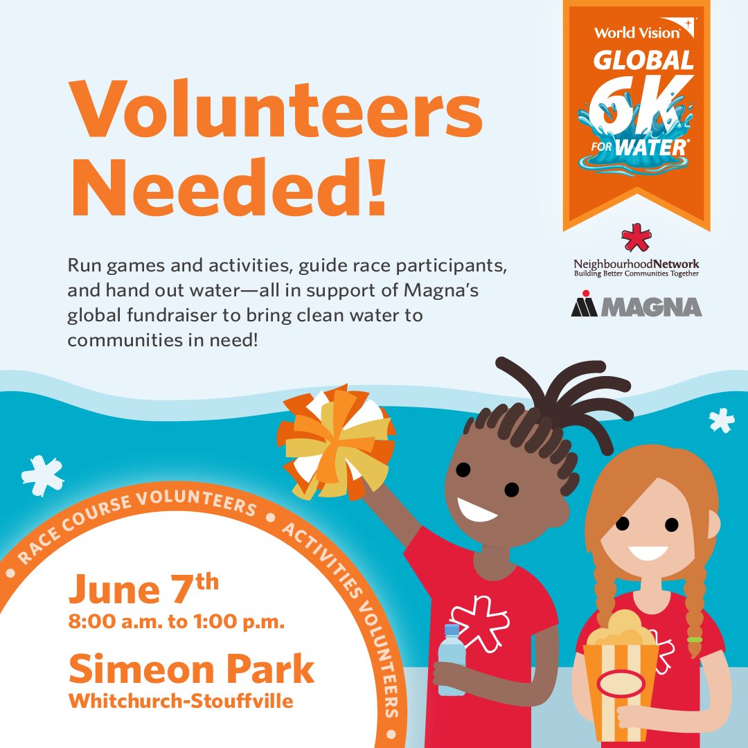 NeighbourhoodNetwork (@neighbournetwrk) on Twitter photo We are looking for volunteers for a fundraiser on Saturday, June 7th! If you know a student who wants to earn Community Involvement Hoursโor youโd like to volunteer yourselfโweโd love to have you!
For info, email info@neighbourhoodnetwork.org! We are looking for volunteers for a fundraiser on Saturday, June 7th! If you know a student who wants to earn Community Involvement Hoursโor youโd like to volunteer yourselfโweโd love to have you!
For info, email info@neighbourhoodnetwork.org!