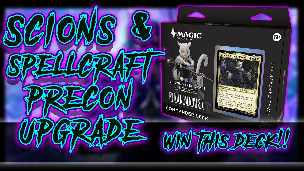 HEY YOU!! Our Last Final Fantasy Giveaway is live over on the YT page now!  Go check out the Scions and Spellcraft Precon Upgrade video to enter! Help spread the word!!

✅ LIKE!
✅ FOLLOW!
✅ SUBSCRIBE!
✅ REPOST!
✅ COMMENT!
✅ TAG A FRIEND!