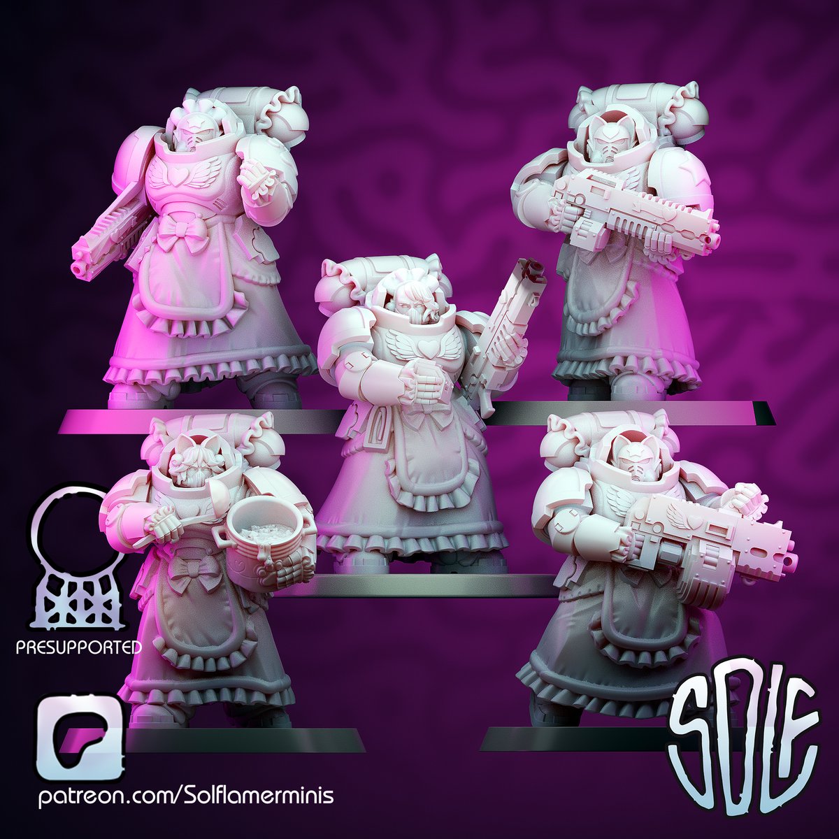 solflamerminis's tweet image. based on @ChumiiCham works.
Tougher armor, better service! New Heavy Intercessors model is here!