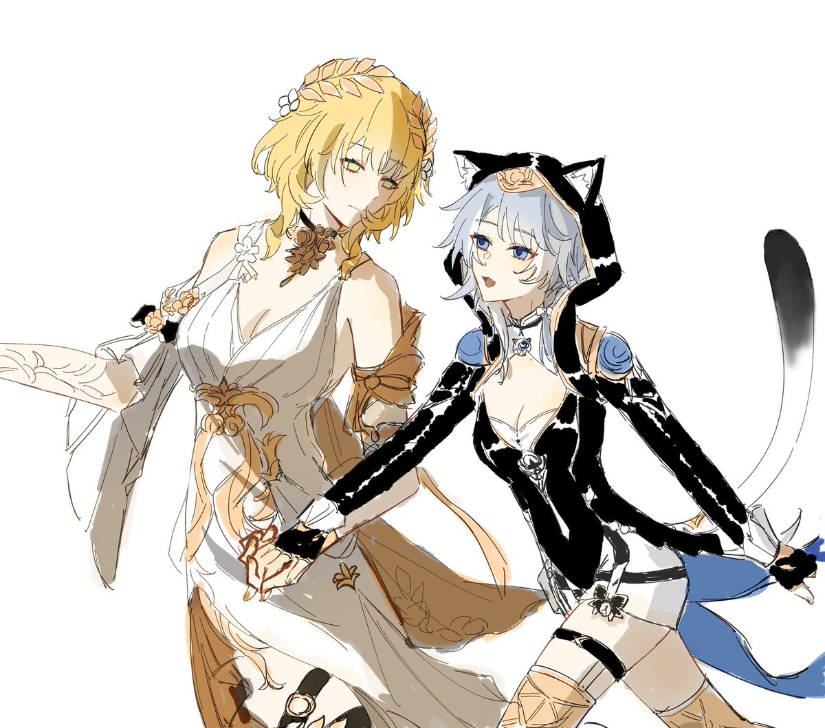 #Aglaea #Cipher
半夜刷视频嗷嗷哭，你们俩个来世能不能好好抱一下