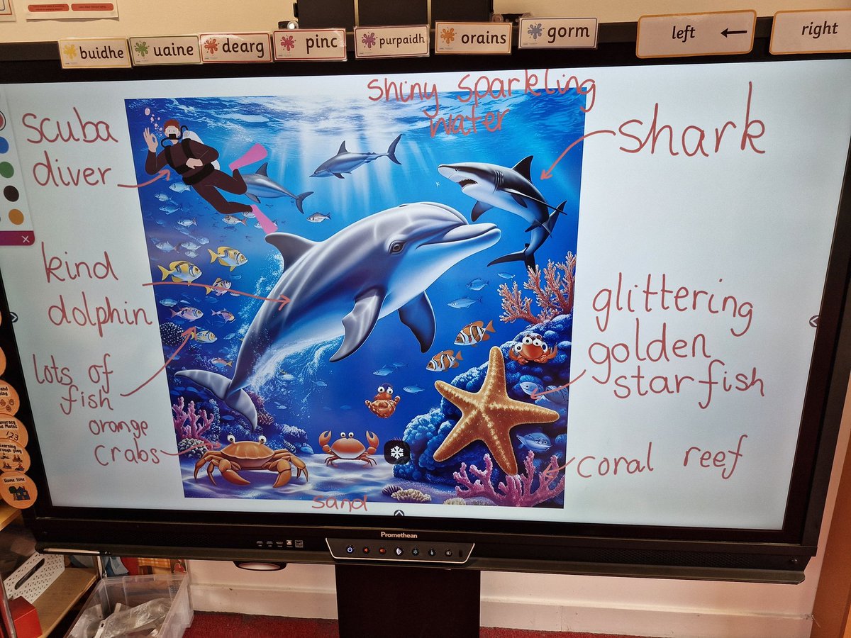 MissDicksonWPS's tweet photo. Writing day is my favourite in P1!πβ€οΈ Just watch the reaction to our picture prompt that I get every week!π₯° We love sharing ideas with each other before writing. Have a wee listen to some of this week's ideas!π @WhinhillPS https://t.co/mYjyEVbxCu