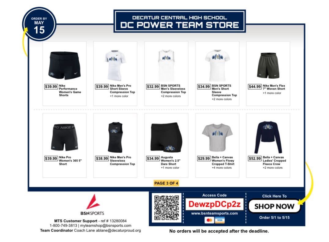 DCHawkPOWER's tweet image. If you would like to order any Hawk Power gear, please use the following link to order online. The store closes tomorrow! Don’t waste any time! Get your DC Hawk Power gear now! Products in store will be ready to ship within 1-2 days of order placement! 

bsnteamsports.com/shop/DewzpDCp2z