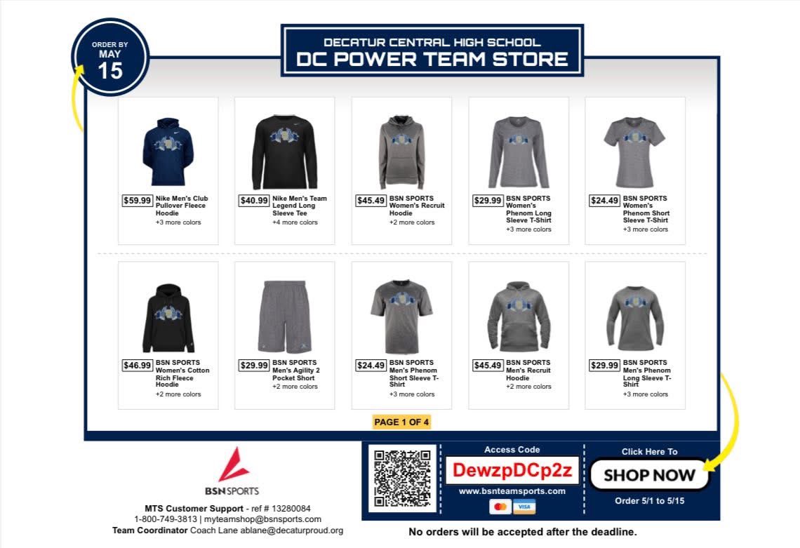 DCHawkPOWER's tweet image. If you would like to order any Hawk Power gear, please use the following link to order online. The store closes tomorrow! Don’t waste any time! Get your DC Hawk Power gear now! Products in store will be ready to ship within 1-2 days of order placement! 

bsnteamsports.com/shop/DewzpDCp2z