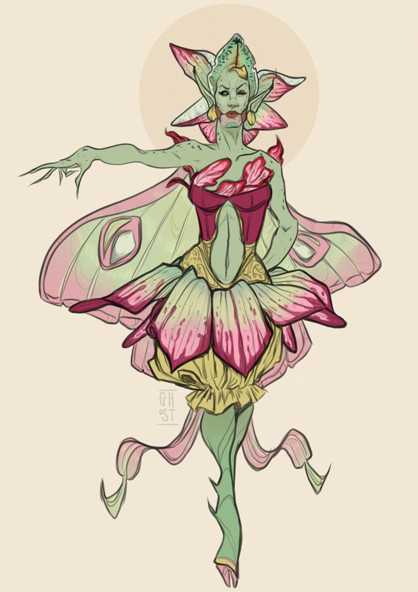 i love bright flowers and scary women so what's better than a deadly venomous fae creature !
do i turn this into a series ??? 👀
original image prompt from pinterest
⊹ ࣪ ˖ ────── ⊹ ࣪ ˖
#opencommissions #conceptart #smallartist #smallbusiness #characterdesign #fantasyart