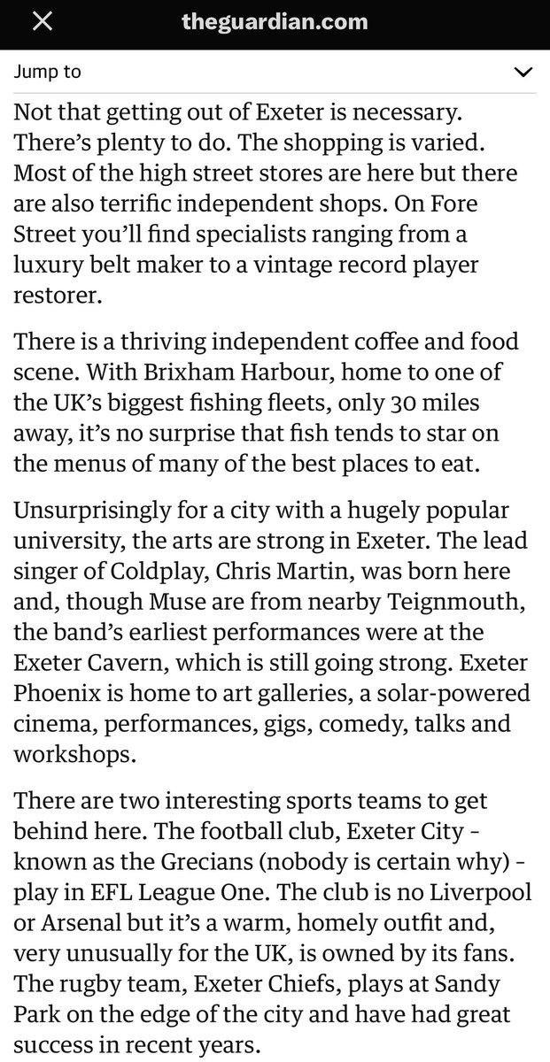 Our Exeter tweet media