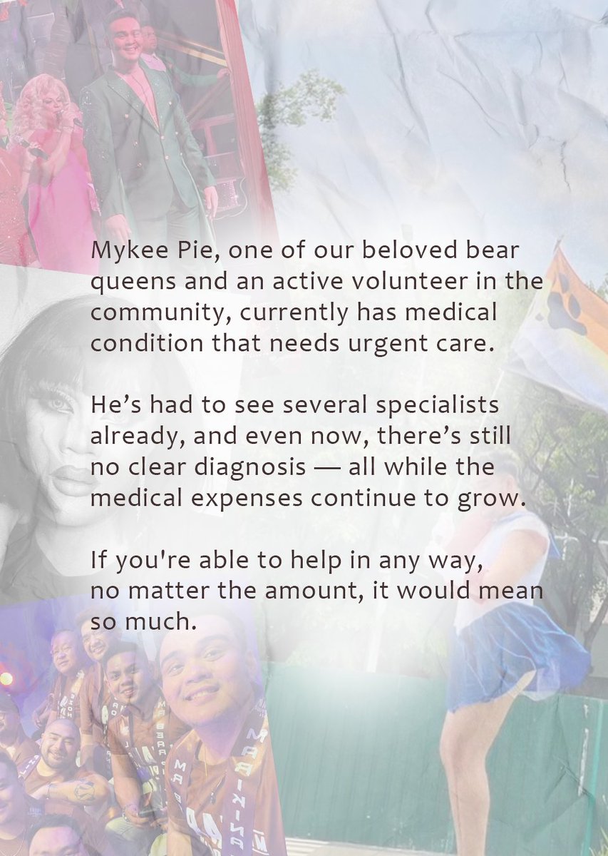 grinbane's tweet image. Hey guys, @MykeePie, one of our beloved 🐻 queens and and an active community volunteer, currently has a medical condition that needs urgent attention.

If you're able to help in any way, no matter the amount, it would mean so much to him and his family.

Please help share 💖🐻🙏
