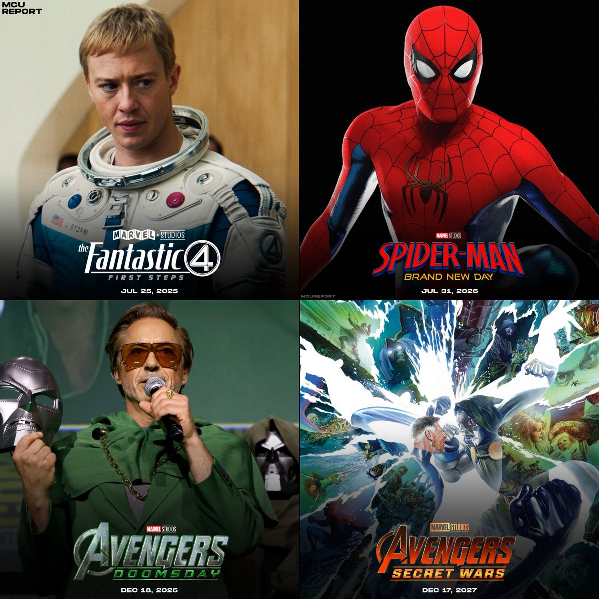 MCUReport's tweet image. Release dates for upcoming #MCU movies 🎬