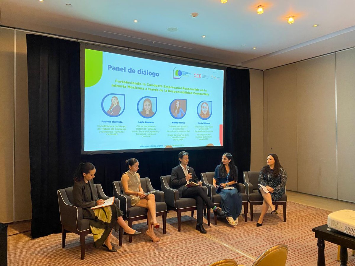 La Cámara Minera de México , participó en el foro "Fortaleciendo la Responsabilidad Compartida en la Minería: Compromisos Multiactor en Cadenas Globales de Suministro", junto al Consejo Coordinador Empresarial, Responsible Business Helpdesk México y representantes clave de los