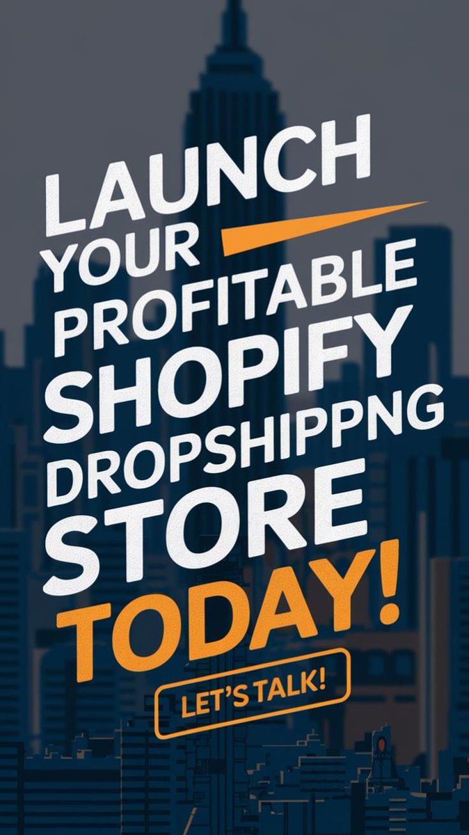 ZwebEcomAgency's tweet image. Want to start a successful dropshipping business? 🌍📦 Our agency will build a high-converting Shopify store for you! Professionally designed, fully optimized, and ready to scale. Don’t wait—click the link to get started! 🔗 #ShopifyStore #Dropshipping #EcommerceSuccess