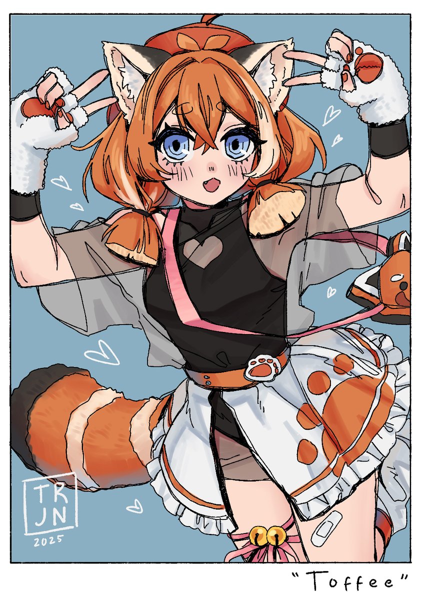 Tiarajin13's tweet image. fanart for @Toffee_VT  &amp;gt;w&amp;lt; 🤍
#toffillust