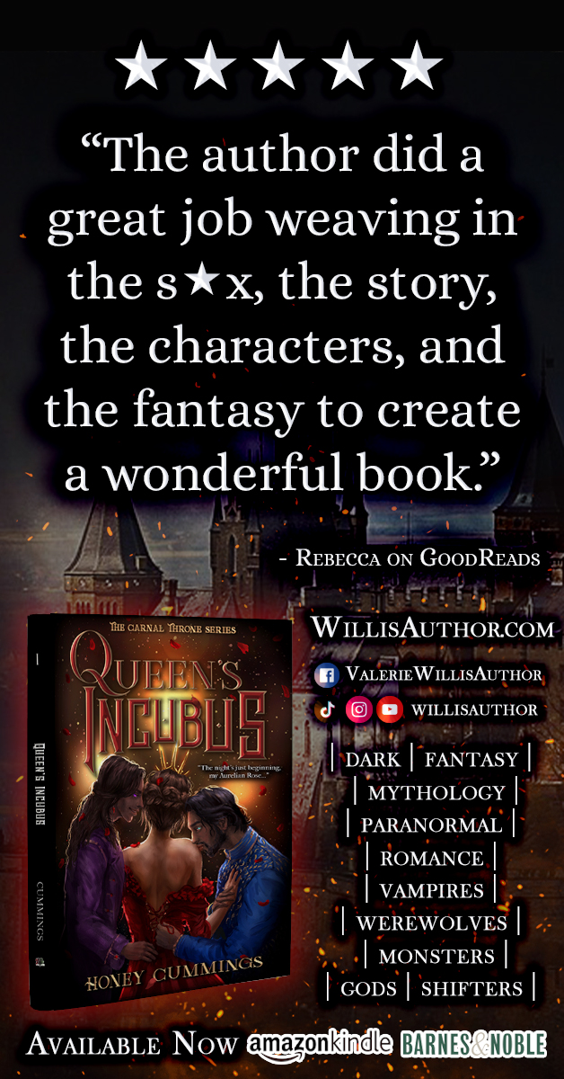 Valerie_Willis's tweet photo. It was a challenge! This is by far the longest form of saucy books I have written to date!
#BookReview #ReaderAppreciation #MMFFM #ReverseHarem #FantasyFiction #DarkRomance #WhyChoose #SpicyBooks #BookLovers #RomanticFantasy #ForbiddenDesire https://t.co/qMAguaFd0u
