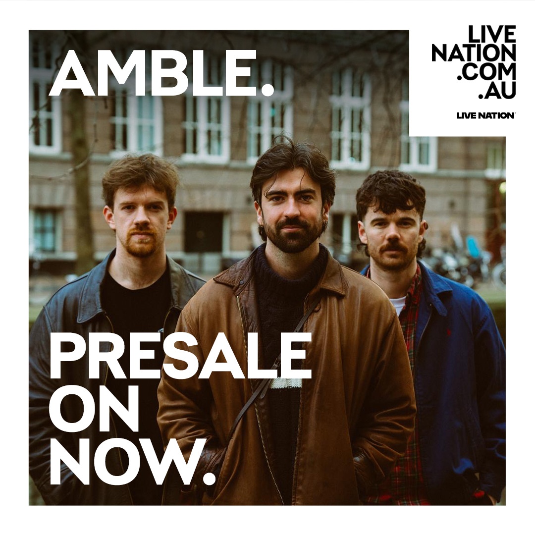 The Live Nation Presale for @ambleofficial's The Reverie Australia Tour starts at 10am (local). Log in to purchase presale tickets → lvntn.com/Amble26

📍 FRE, BNE, SYD, MEL - FEB '26.