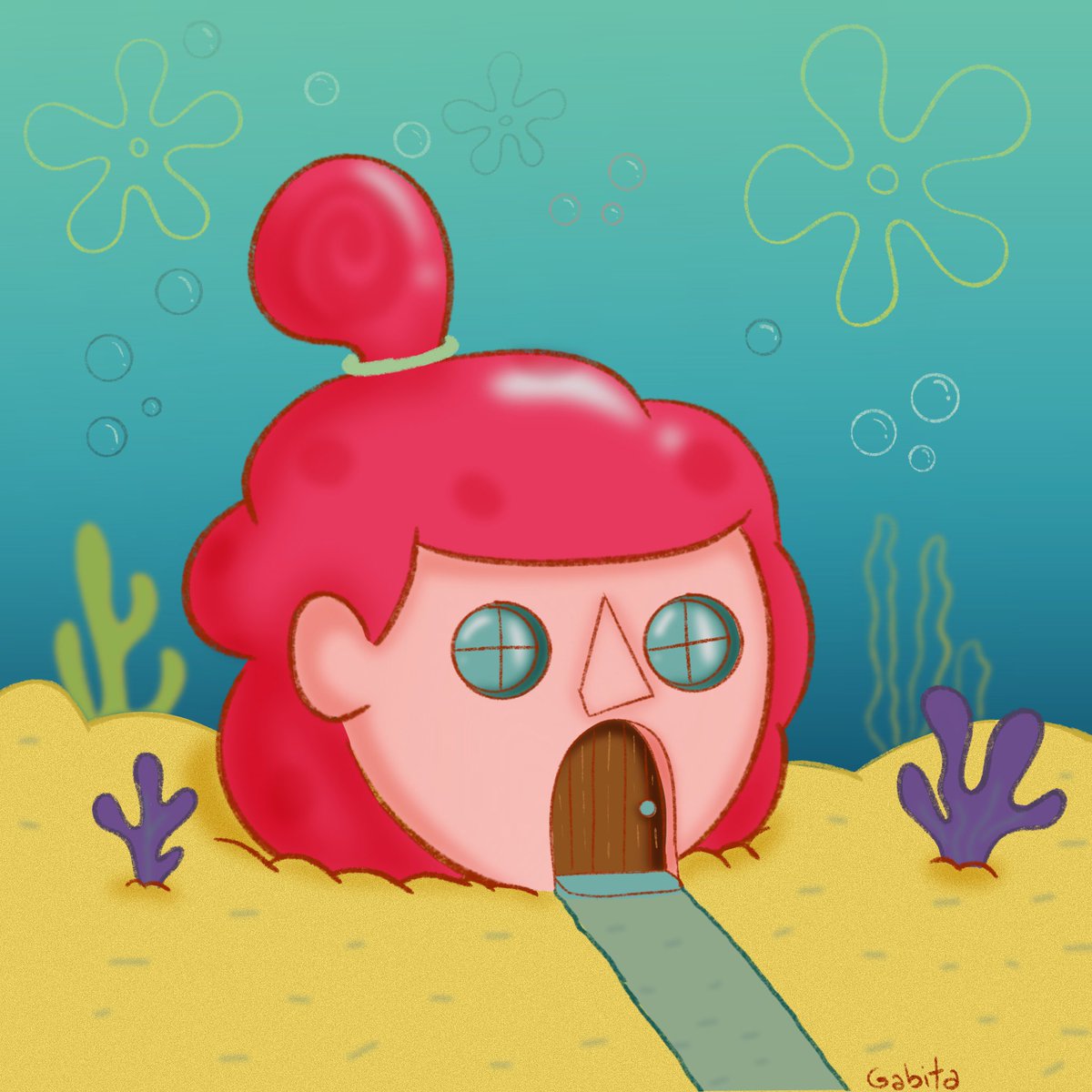I drew Gabita’s house at Bikini Bottom
My house if I lived in bikini bottom #myhouse #fanart