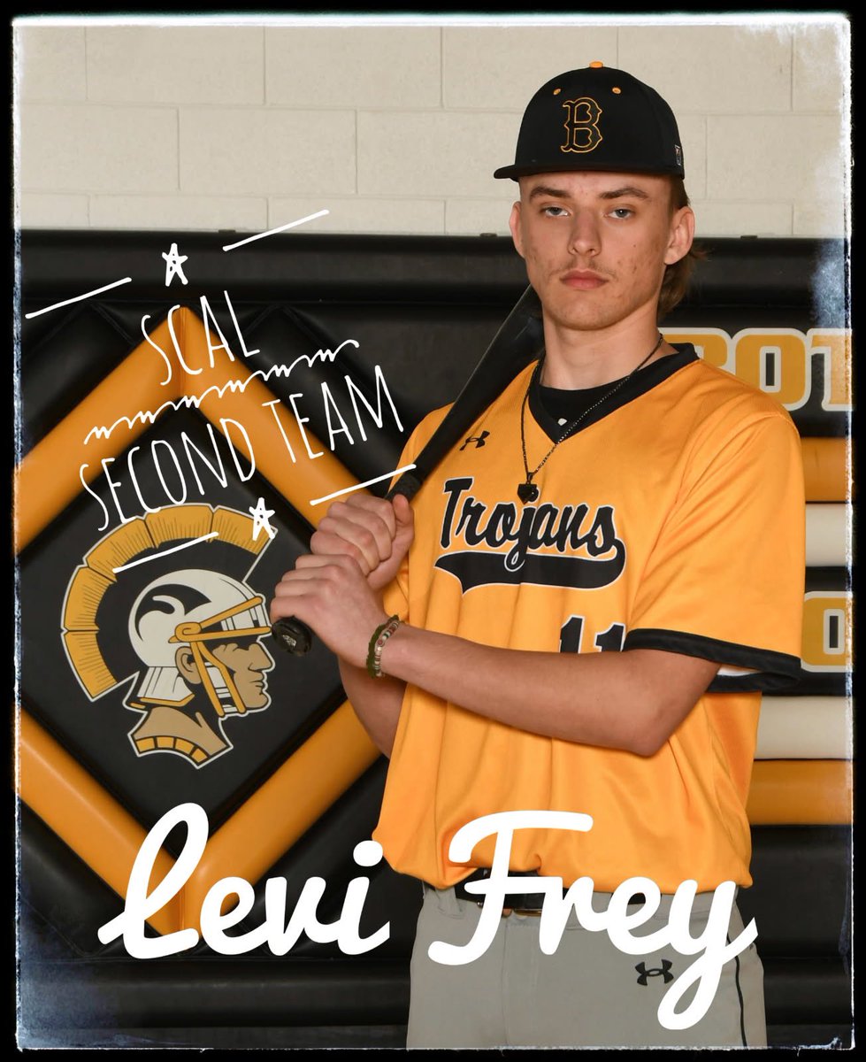 BaseballBotkins's tweet image. Our game tonight at Cedarville was postponed until tomorrow. We will play at Cedarville at 5pm. 

Also, want to say congratulations to our guys Levi Frey and Cory Koenig for earning 2nd Team SCAL.

Go Trojans!