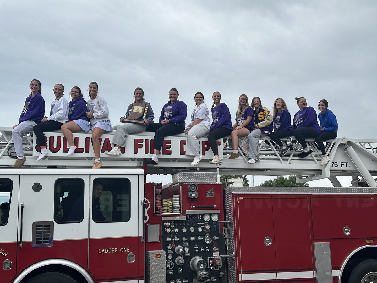 Champions ride Fire Trucks! 🎾🎾🎾