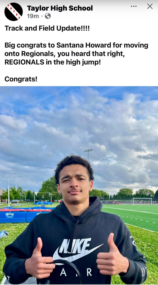 Big Congrats to our guy Santana Howard moving on to Regionals! #GDTBA #TitansThriving