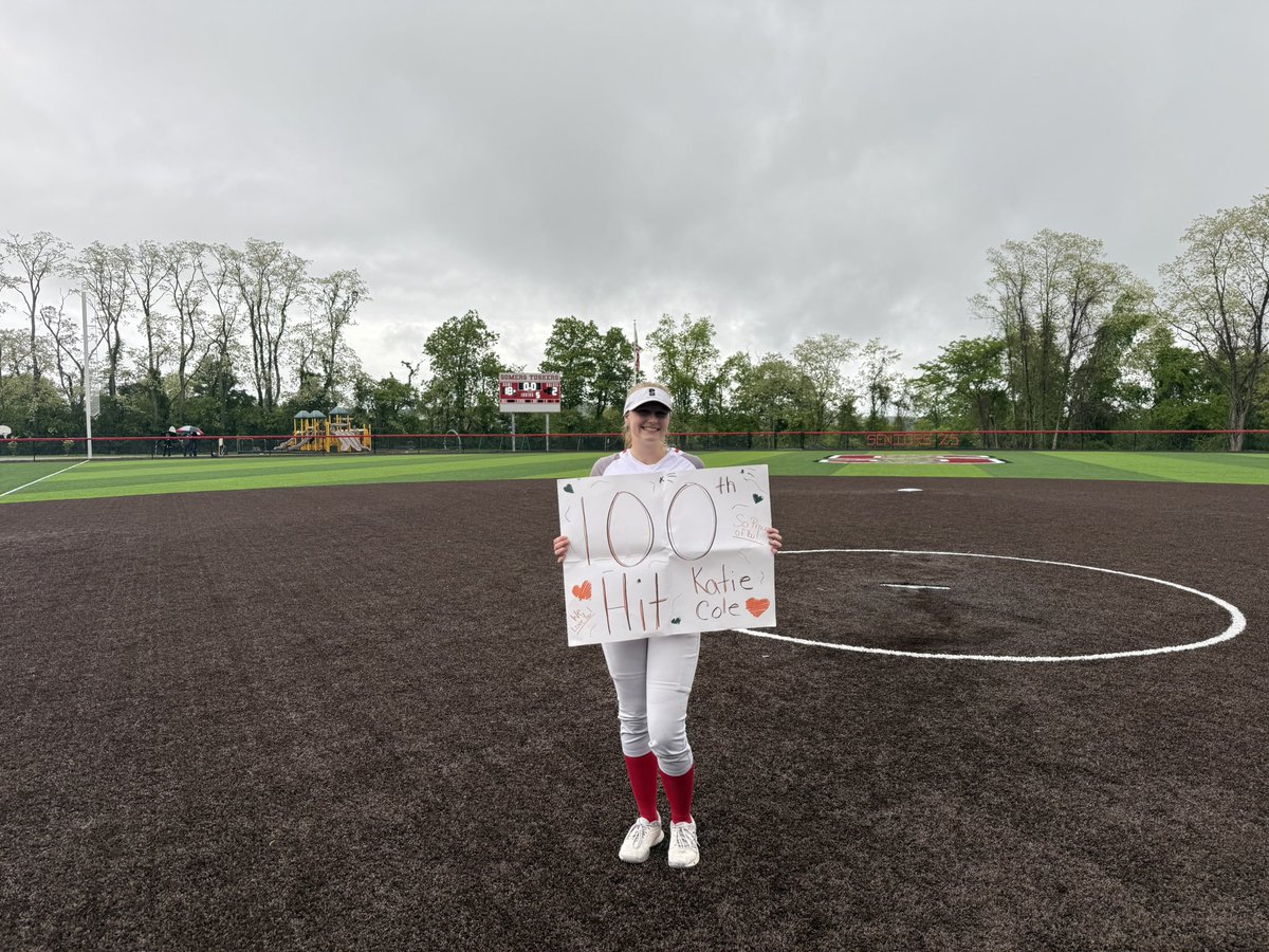 Great team win today! 18-2 in 5 innings vs Carmel. Onto the next one!! Congrats to Katie Cole on reaching 100 career hits! #strongertogether #bettertogether