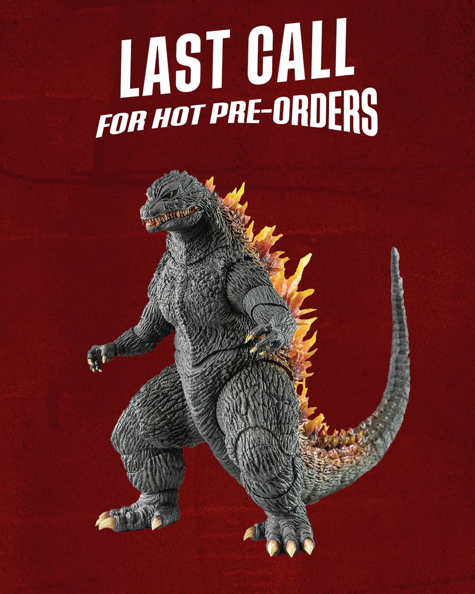 GodzillaS_US's tweet image. ⏳ Pre-orders closing! Don't miss out on the Godzilla Potato Head, a mini Shin Godzilla, and more: ow.ly/sxhc50VXmGH