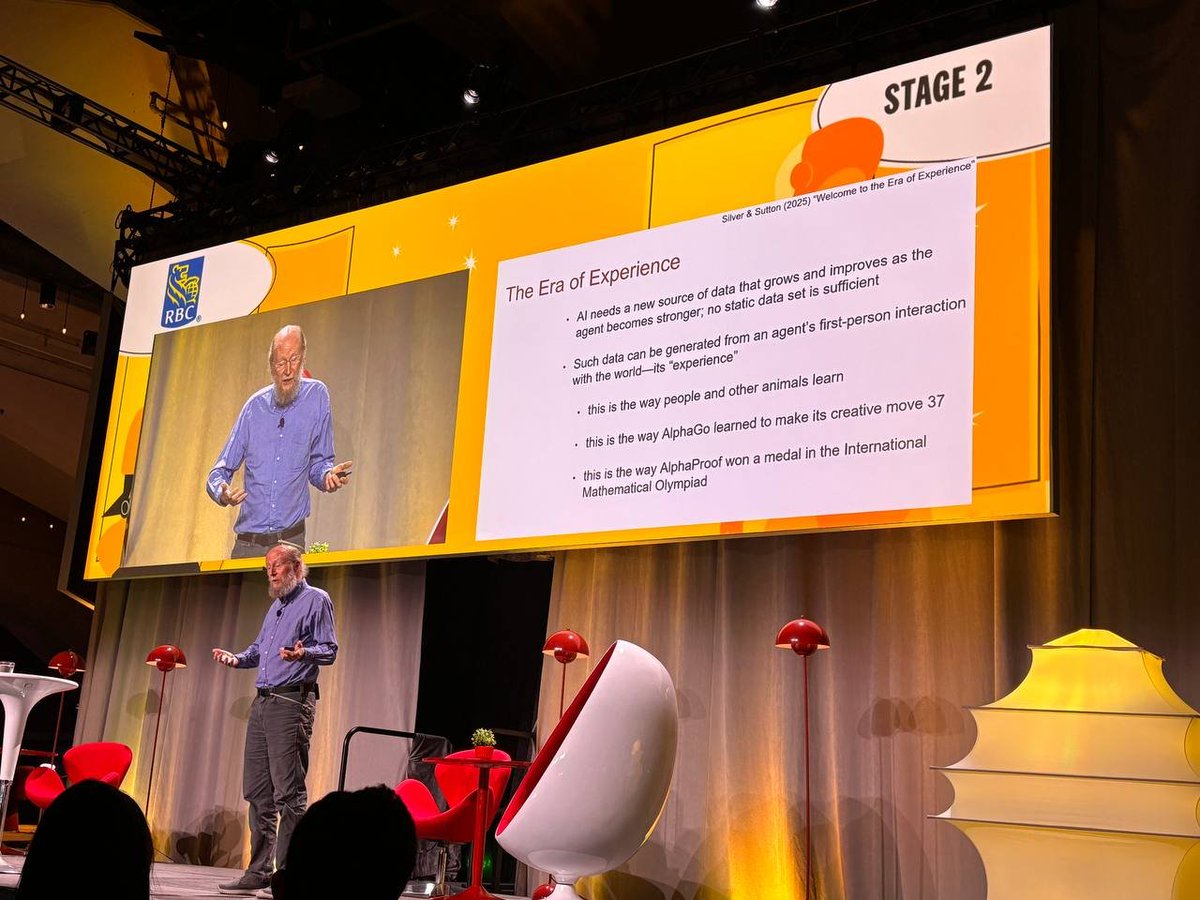 Agent Society -- NexGen AI (@agentsocietyx) on Twitter photo Professor <a href="/RichardSSutton/">Richard Sutton</a> just gave the keynote at AMII AI week, with 6000+ participants this year.
Our agenetic society <a href="/AgentSocietyX/">Agent Society -- NexGen AI</a> business plan is basically implementing the infrastructure to enable the agent to be deployed, executed and communicated on top of it to Professor <a href="/RichardSSutton/">Richard Sutton</a> just gave the keynote at AMII AI week, with 6000+ participants this year.
Our agenetic society <a href="/AgentSocietyX/">Agent Society -- NexGen AI</a> business plan is basically implementing the infrastructure to enable the agent to be deployed, executed and communicated on top of it to