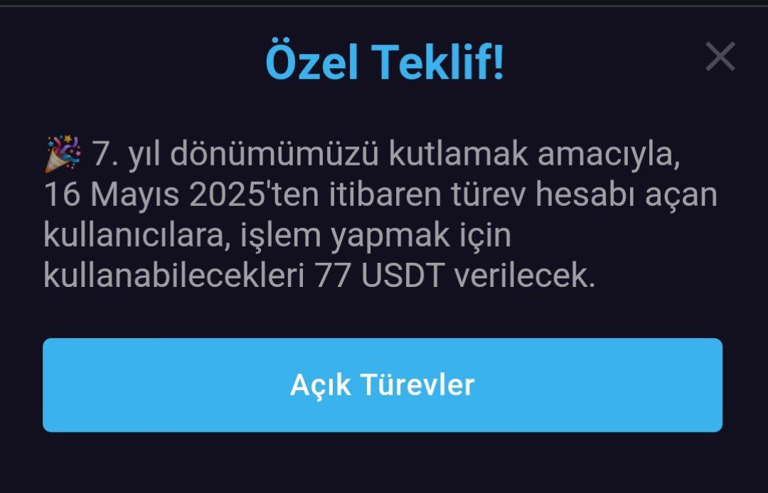 kriptotayfa's tweet image. #Bitexen Global Airdrop ☄️
Vadelide 77 Dolar Bonus ve Karlar Çekilebilir 

Derivatives kısmına girin Quiz cevapları
#False
#True
#The investor may send the broker more money to increase equity in the account.
#borrowing
#Leverage of 1:20
#Close the account

Hesabı açınca 77$…