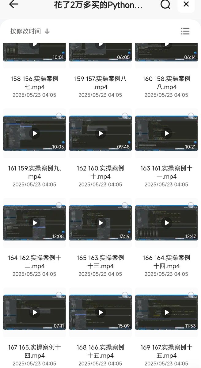 Fz_Mawu's tweet image. 花了2万多买的Python教程全套,现在分享给大家,入门到精通 Python全栈开发教程
(168个视频教程=2.1GB)
链接:pan.quark.cn/s/1796479909b8