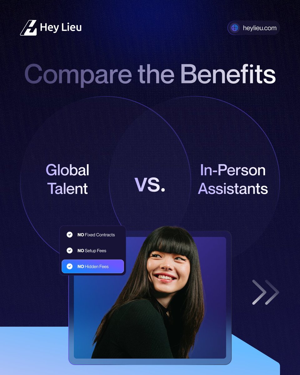 hyre_up's tweet photo. Why hire in-person when global talent offers more flexibility, lower cost, &amp; 24/7 support?

Hey Lieu Global Talents = scalable, trained, and hassle-free.

Smarter, faster, and built for growth.
👉 https://t.co/AFHU9c4CHX

#HeyLieu #VirtualAssistant #RemoteSupport #GlobalTalent https://t.co/EvL339hBHx