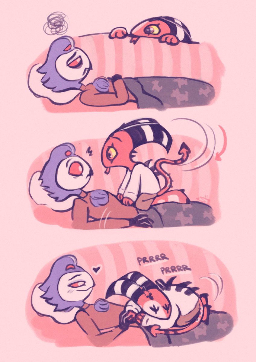 healing purrs ❤️‍🩹
#stolitz
#helluvabossfanart