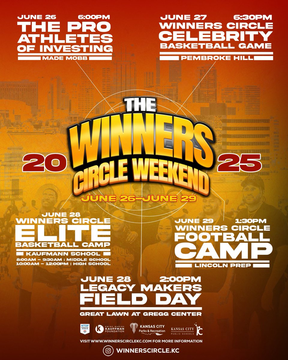 Great opportunity here for athletes.  If you’ve never been, now is the time.  Kansas City Athletes giving back! Get registered!