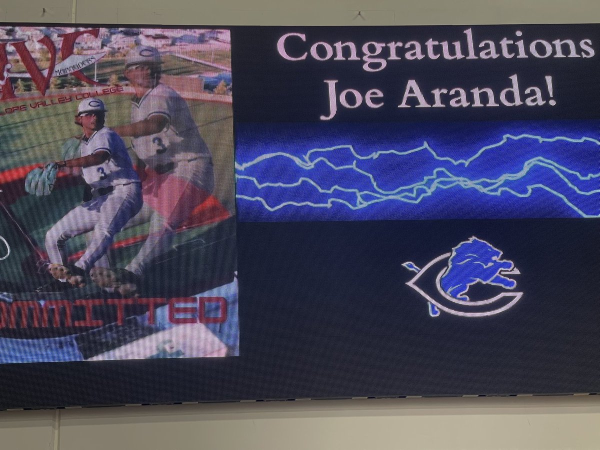 Congratulations to our very own Joe Aranda!!!  Antelope Valley College is getting a good one!!! <a href="/ClintHSLions/">Clint High School</a> <a href="/ClintISD/">Clint ISD</a>