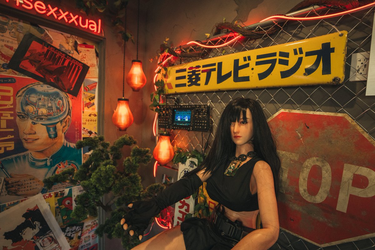 We built <a href="/TheWillNeff/">Will Neff</a> 's new stream room!! We pulled inspo from a few of his favorite fandoms like Blade Runner, Akira, and more! 
More of our build work for other stream rooms, event pop-ups, and studio sets can be seen on our site: frenzy.studio