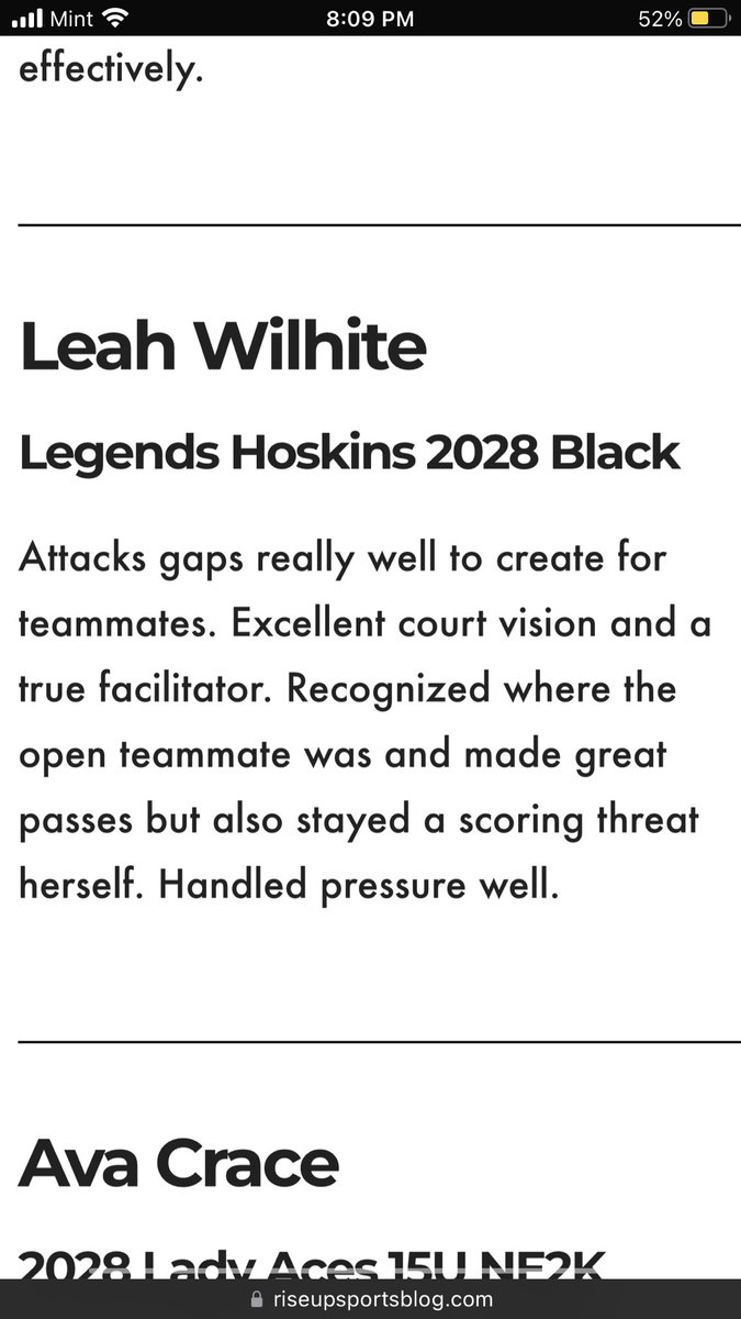Janna Cary (@janna_cary) on Twitter photo Thank you <a href="/alyxwhite_/">Alyx White</a> <a href="/riseupsports1/">Rise Up Sports Media</a> for watching us play and writing about me and my 2028 Legends Hoskins Black teammates <a href="/AveryGreen_28/">Avery Green</a> <a href="/LeahWilhite23/">Leah Wilhite</a> from The Classic last week! I appreciate the evaluation!
riseupsportsblog.com/the-classic-st…
<a href="/team_hoskins/">Team Hoskins</a> <a href="/Markwieland20/">Mark Wieland</a> <a href="/CoachR_Johnson/">Coach J</a> Thank you <a href="/alyxwhite_/">Alyx White</a> <a href="/riseupsports1/">Rise Up Sports Media</a> for watching us play and writing about me and my 2028 Legends Hoskins Black teammates <a href="/AveryGreen_28/">Avery Green</a> <a href="/LeahWilhite23/">Leah Wilhite</a> from The Classic last week! I appreciate the evaluation!
riseupsportsblog.com/the-classic-st…
<a href="/team_hoskins/">Team Hoskins</a> <a href="/Markwieland20/">Mark Wieland</a> <a href="/CoachR_Johnson/">Coach J</a>