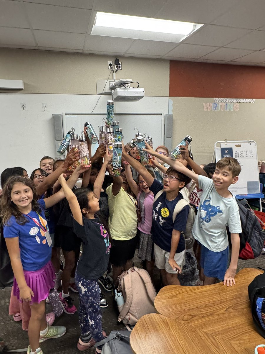 Cheers to a wonderful year! I love every single one of these kiddos so much! I can’t believe our year together is over! 💜 #mjejags <a href="/MJEjags/">Jenks Elementary</a> <a href="/MJEThirdGrade/">MJE Third Grade</a>