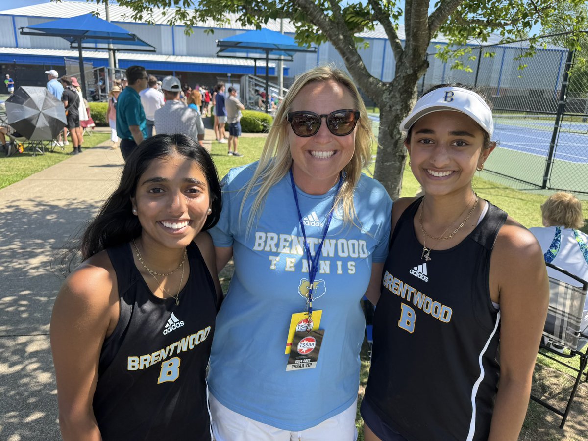 Brentwood High Tennis Team (@wcsbhstennis) on Twitter photo Drew Miller & Stephen Smith looking to defend their doubles state title from last year tomorrow morning at 9am at Adams!! Nisha & Disha defeated a good Tennessee High duo in 3 sets to get to the state semifinals. <a href="/wcsBHS/">Brentwood HighSchool</a> <a href="/wcsBHSAD/">BHS Athletic Dept</a> <a href="/wcsCOAthletics/">WCSsportsConference</a> <a href="/cspulliam/">Charles Pulliam</a> Drew Miller & Stephen Smith looking to defend their doubles state title from last year tomorrow morning at 9am at Adams!! Nisha & Disha defeated a good Tennessee High duo in 3 sets to get to the state semifinals. <a href="/wcsBHS/">Brentwood HighSchool</a> <a href="/wcsBHSAD/">BHS Athletic Dept</a> <a href="/wcsCOAthletics/">WCSsportsConference</a> <a href="/cspulliam/">Charles Pulliam</a>