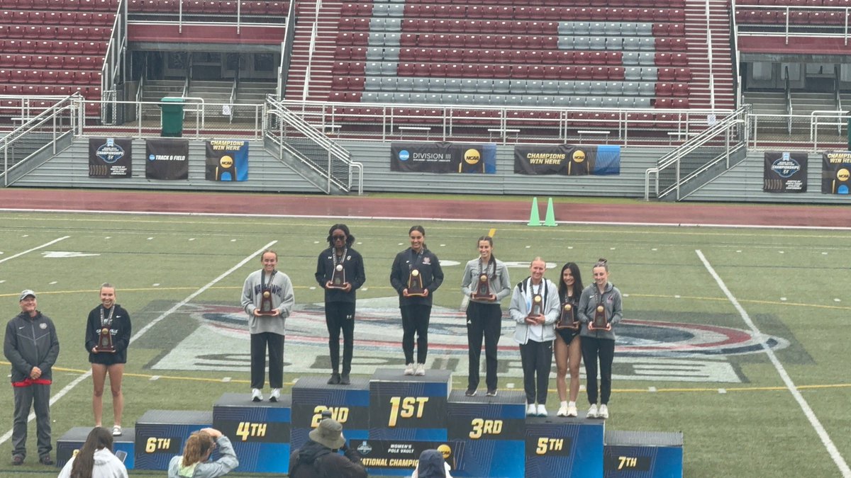 Landmark Conference (@landmarkconf) on Twitter photo Big stage. Big moment!
<a href="/GoucherSports/">Goucher Gophers</a> <a href="/GoucherTFXC/">Goucher TFXC</a> first-year Aryanna Paulena clears 4.00m in the pole vault - setting a new personal best - and earns the title of 2025 <a href="/NCAADIII/">NCAA Division III</a> National Runner-Up!
#MakeYourMark / #LandmarkTF Big stage. Big moment!
<a href="/GoucherSports/">Goucher Gophers</a> <a href="/GoucherTFXC/">Goucher TFXC</a> first-year Aryanna Paulena clears 4.00m in the pole vault - setting a new personal best - and earns the title of 2025 <a href="/NCAADIII/">NCAA Division III</a> National Runner-Up!
#MakeYourMark / #LandmarkTF