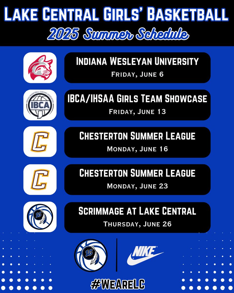2025 Summer Schedule 🗓️

#WeAreLC