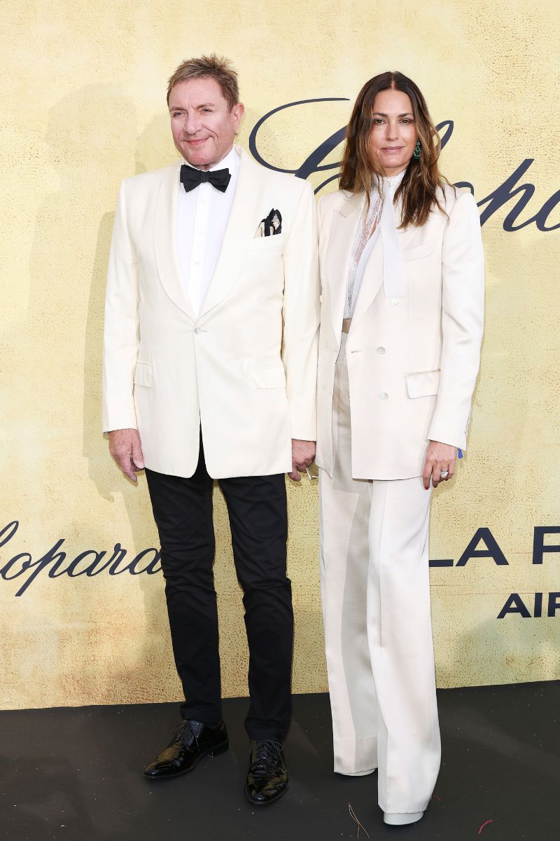 Yasmin with <a href="/gelataylor/">Gela Nash Taylor</a> + <a href="/SimonJCLeBON/">Simon Le Bon</a>, John Taylor, &amp; Nick Rhodes of <a href="/duranduran/">Duran Duran</a> at the AmfAR Gala in Cannes