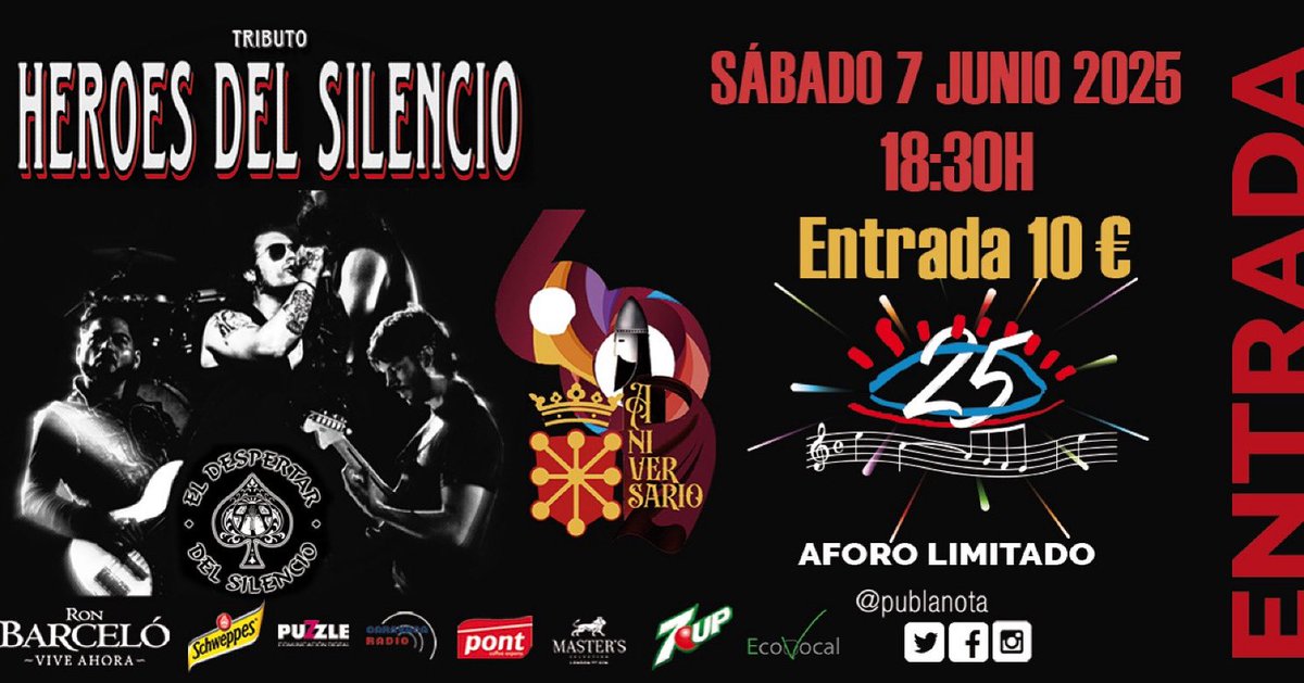 pub la nota (@publanota) on Twitter photo Próximo concierto <a href="/publanota/">pub la nota</a> 
🎟️Entradas a la venta 
📞 WhatsApp 639353240 Próximo concierto <a href="/publanota/">pub la nota</a> 
🎟️Entradas a la venta 
📞 WhatsApp 639353240