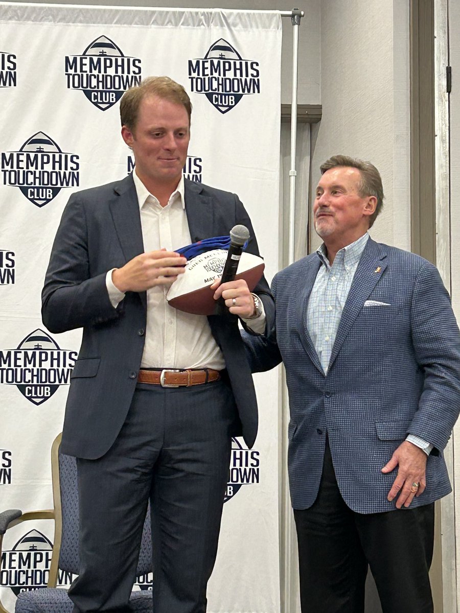 TDClubMemphis's tweet image. More pics from Monday night with @GregMcElroy @macandcube.   Always great to have you in town!!