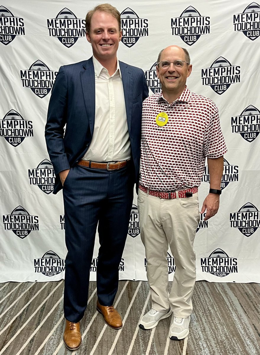 TDClubMemphis's tweet image. More pics from Monday night with @GregMcElroy @macandcube.   Always great to have you in town!!