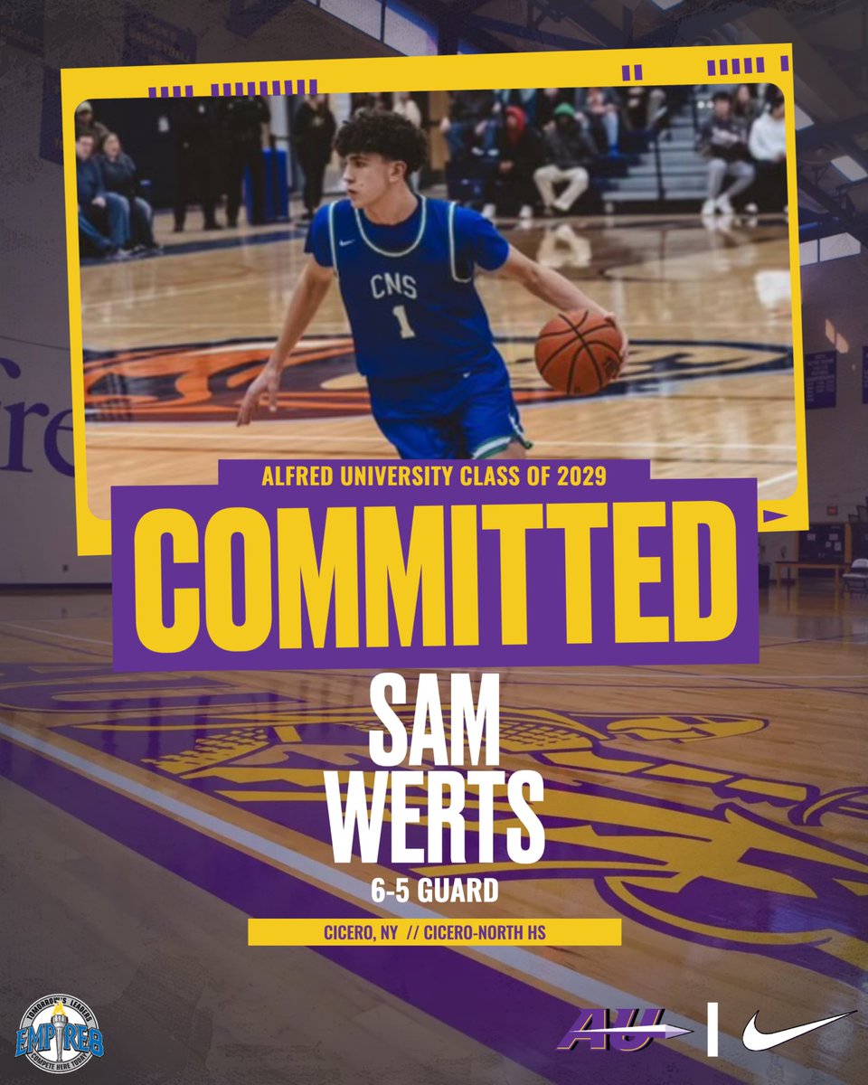 Sam Werts
6-5 Guard
Cicero, NY // Cicero-North Syracuse High School

2x SCAC League Champion, 2025 SCAC All-League, Ranked 2nd in BPG &amp; 3rd in RPG 2025 Section III Class AAA
