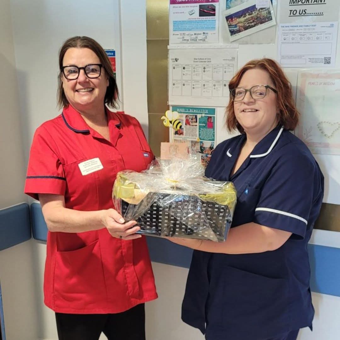 Enhanced Care CHFT 🦋 (@enhancecarechft) on Twitter photo We were lucky enough to sample some honey from Holme Valley Honey on Ward 5 National Bee Day 🐝 a big hit with patients & staff! Thank you for donating a hamper of handmade cosmetics made with honey. All proceeds going to resources for patient engagement <a href="/CHFTNHS/">Calderdale and Huddersfield NHS Foundation Trust</a> #NHS #honeybee We were lucky enough to sample some honey from Holme Valley Honey on Ward 5 National Bee Day 🐝 a big hit with patients & staff! Thank you for donating a hamper of handmade cosmetics made with honey. All proceeds going to resources for patient engagement <a href="/CHFTNHS/">Calderdale and Huddersfield NHS Foundation Trust</a> #NHS #honeybee