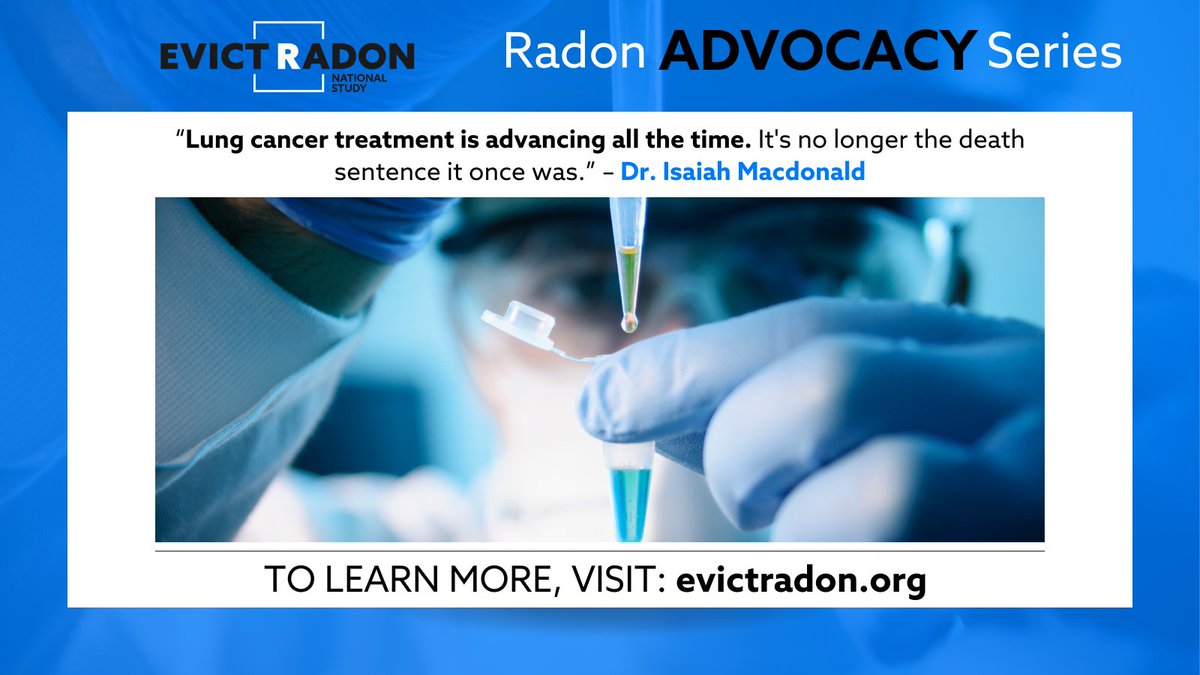 🥼 🔍 Hope is on the horizon! Let's raise awareness about the importance of early detection and innovative treatments. Together, we can make a difference. Link in bio for more information. #EvictRadon #RadonAwareness #RadonTesting #RadonMitigation